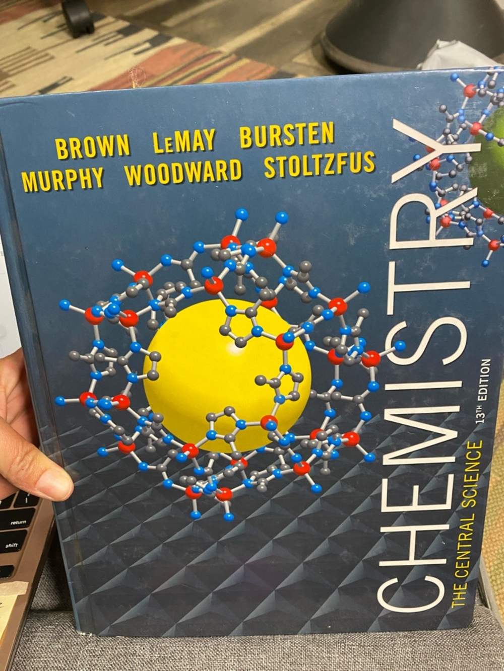Chemistry Textbook - Blue Cover (Unbranded)